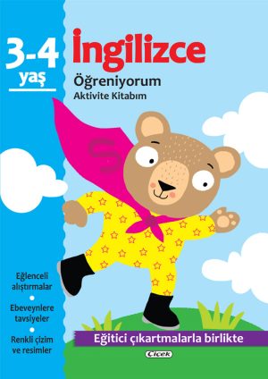 İngilizce Öğreniyorum 3-4 Yaş Aktivite Kitabım