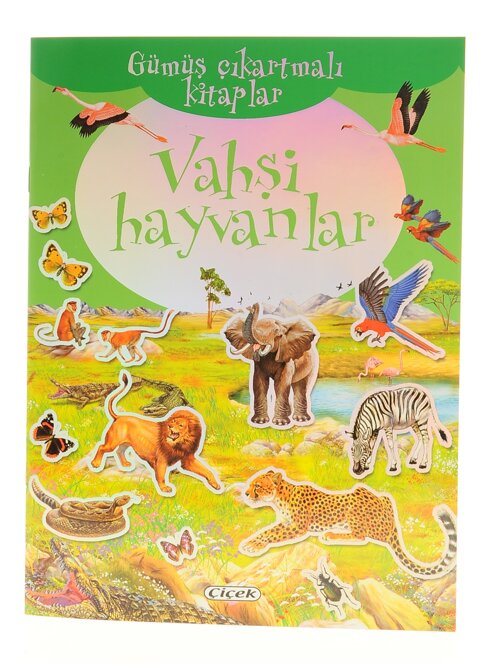 Gümüş Çıkartmalı Kitaplar-Vahşi Hayvanlar